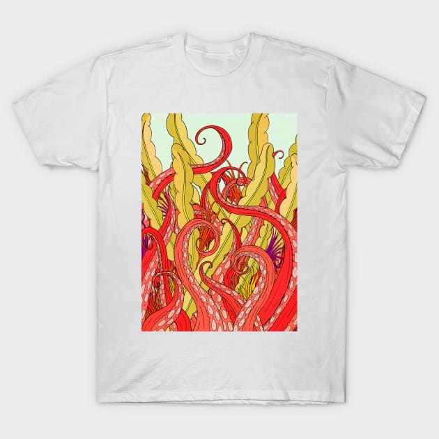 The Kraken T-Shirt by Swadeillustrations